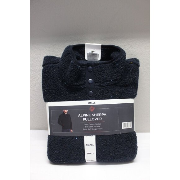 Member's Mark men's snap close alpine sherpa pullover jacket S - Picture 1 of 7